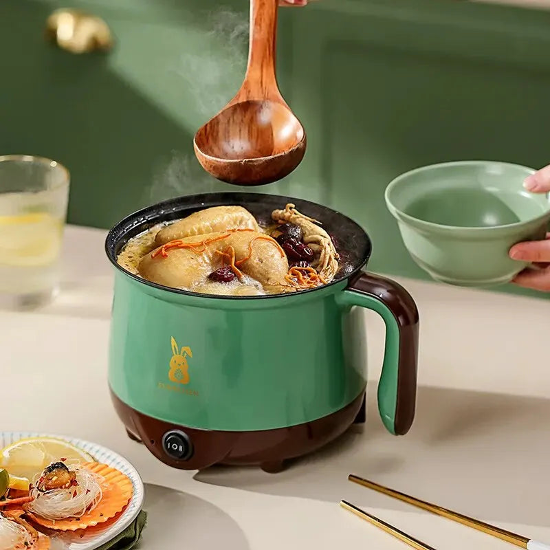 Mini Electric Cooker For Home Kitchen 2 People Food Noodle Single/Double Layer Multifunction