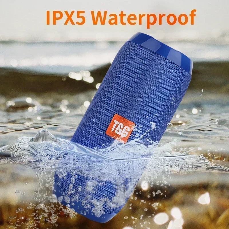 Portable Speaker Wireless  Bluetooth-compatible Subwoofer Outdoor Waterproof Loudspeaker