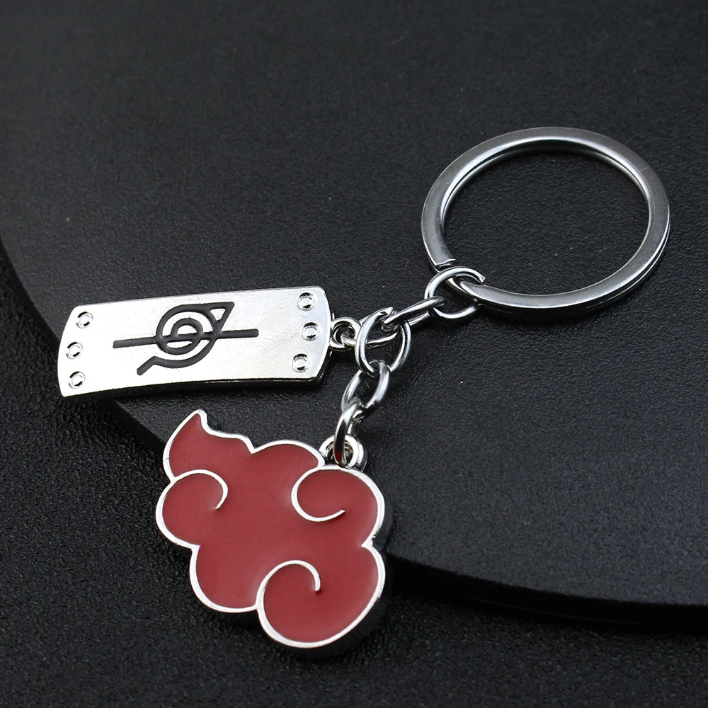 Anime Metal Keychain Uchiha Itachi Sharingan Cartoon Keychain