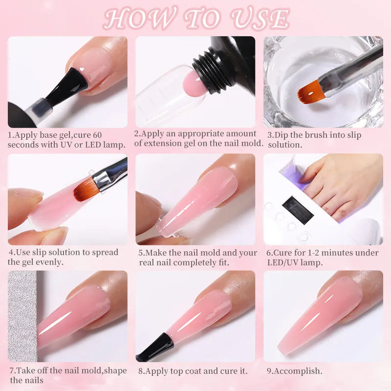 LILYCUTE Extension Gel Nail Set