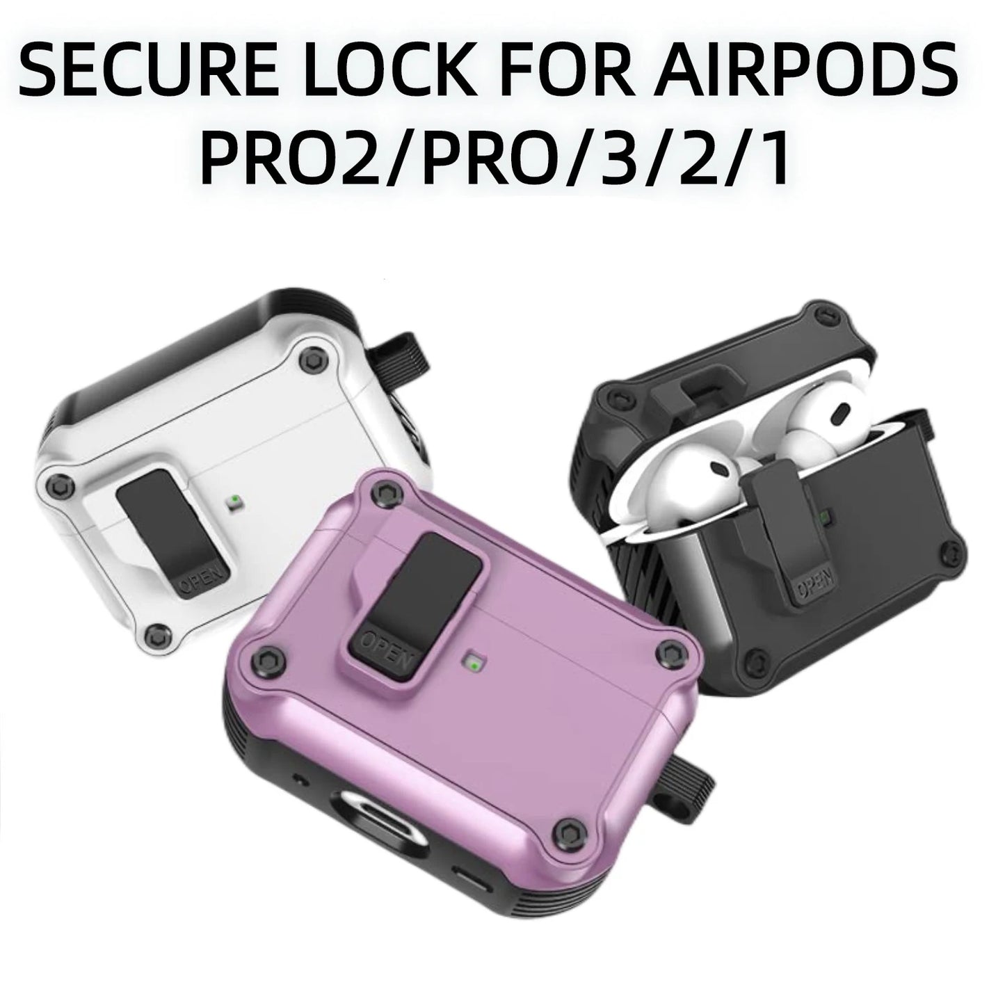 Security Lock Cover for AirPods Pro All