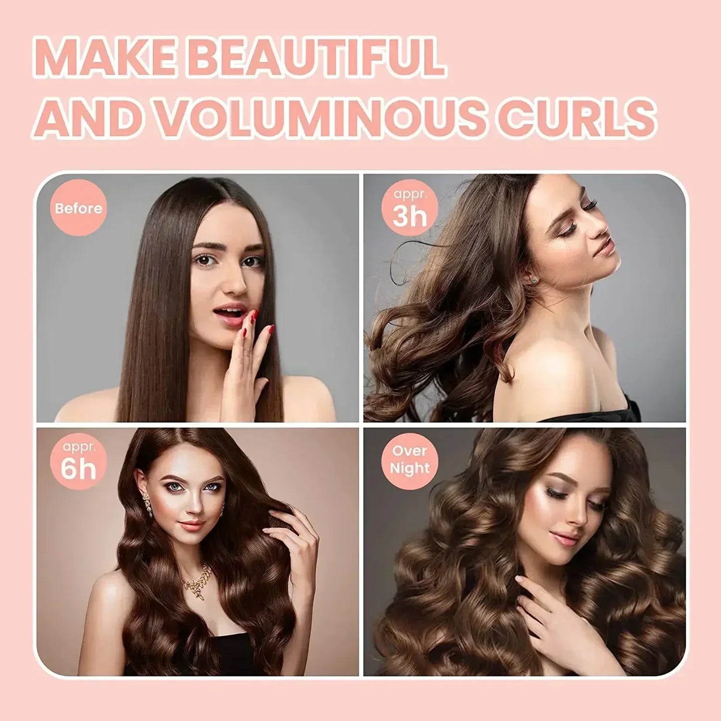 Heatless Hair Curlers Curling Rod Headband