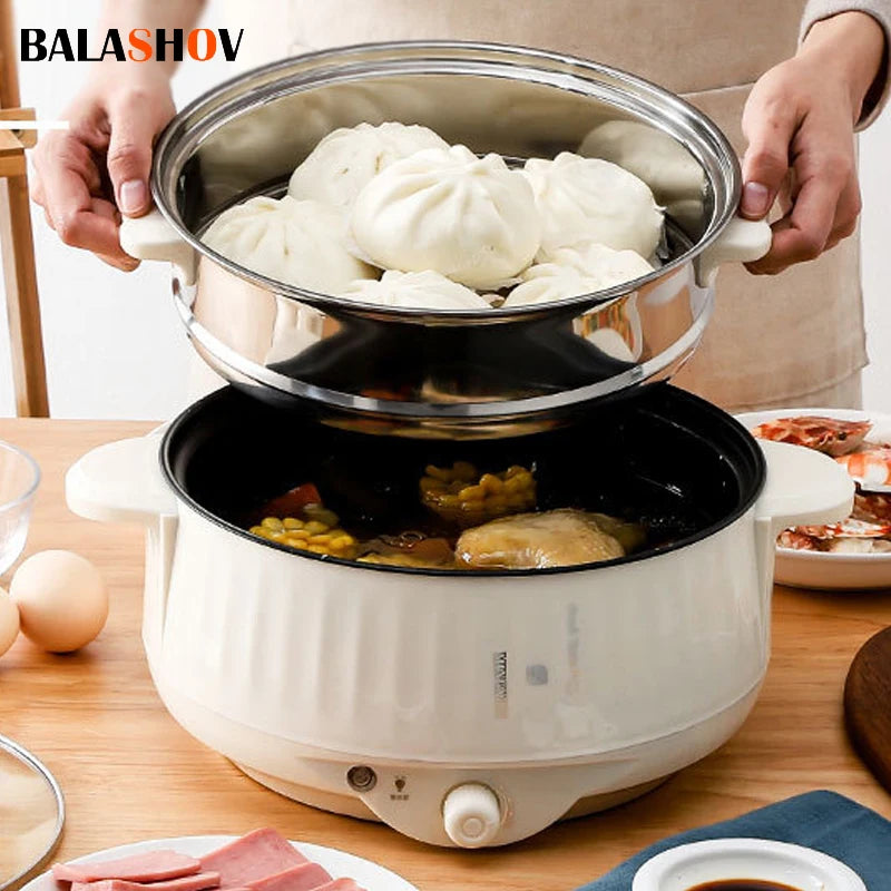 Multi Cookers Single/Double Layer Electric Pot 1-2 People Household Non-stick Pan