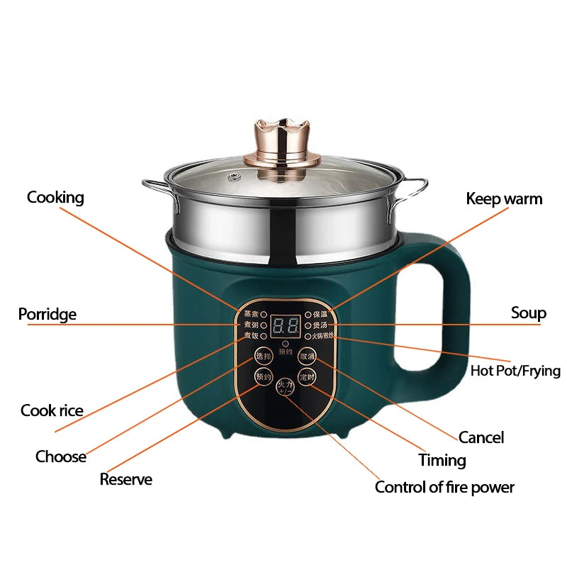 Electric Hot Pot Cooker Multicooker