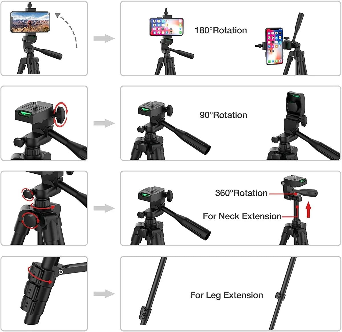 Lightweight Camera Tripod For Mobile Tripod Camera Portable SLR Bluetooth-compatible