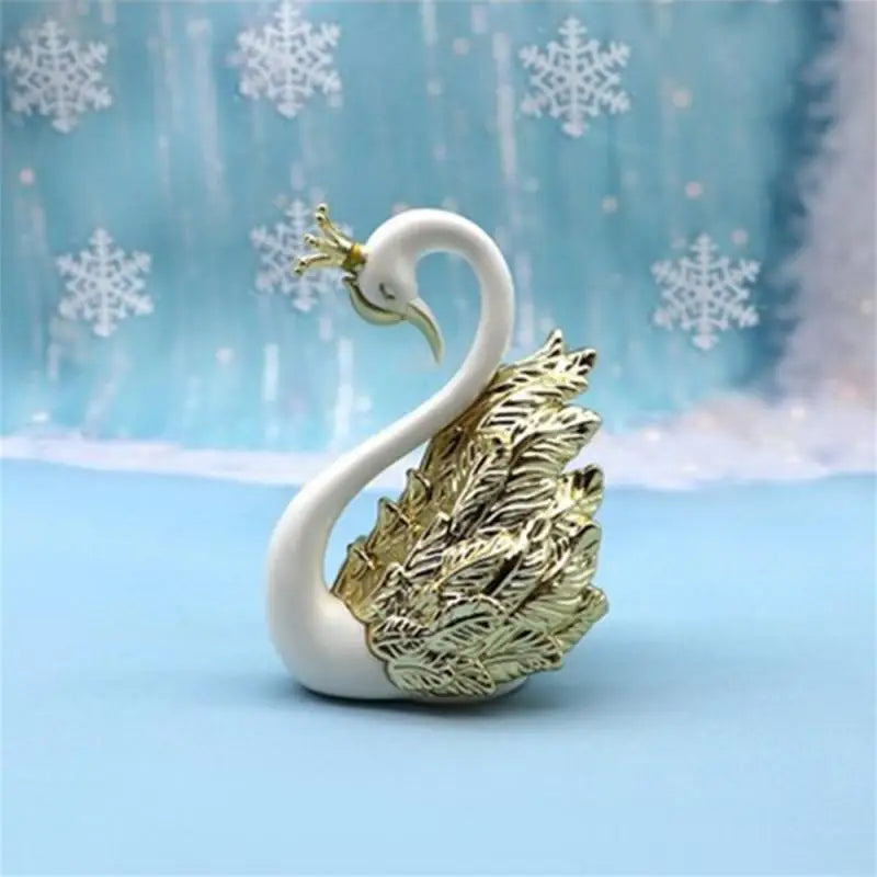 Mini Swan Couple Model