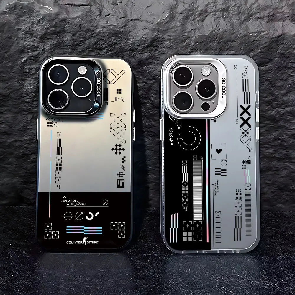 Fashion Game CS Clear GO Phone Case For iPhone 16 15 14