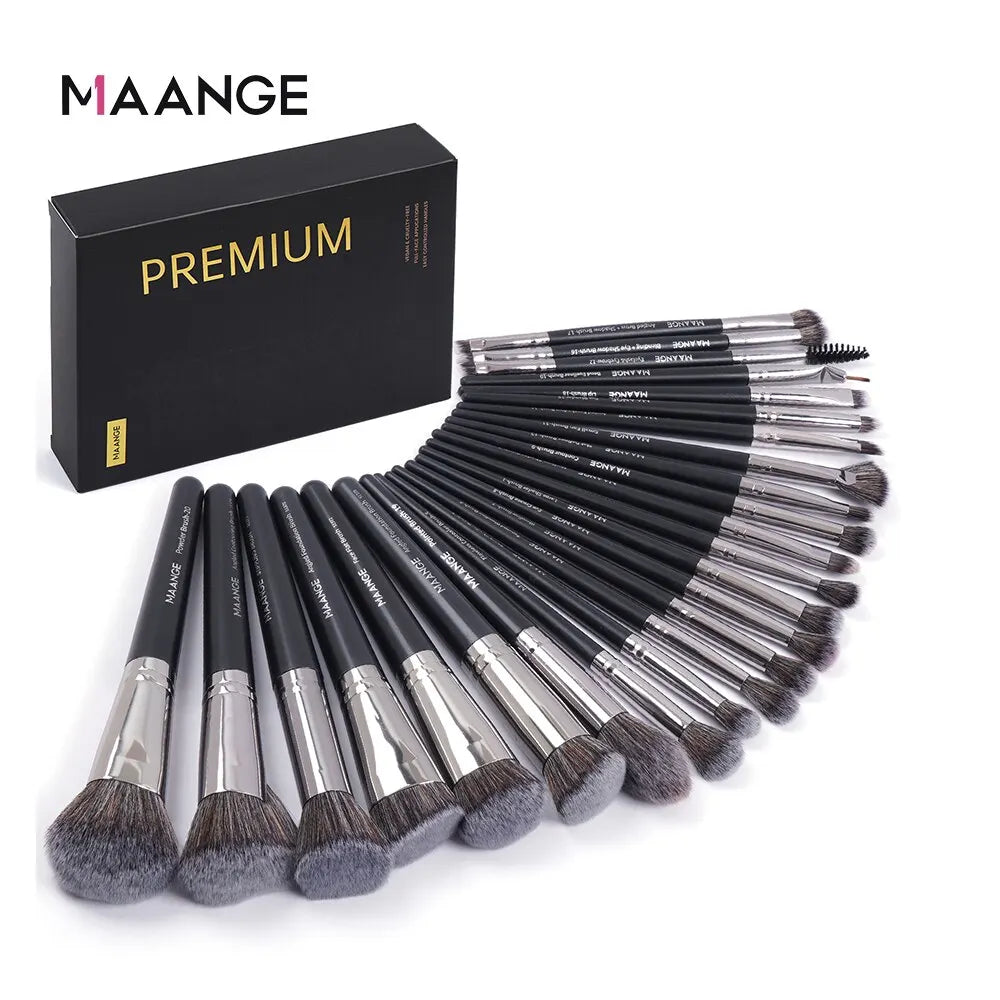 MAANGE Professional Gift Box 25 Pieces Makeup Brushes Kit