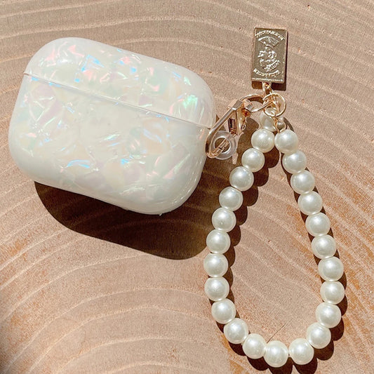 Luxury Pearl Pendant Wireless Headphone Cover For Apple All Airpods