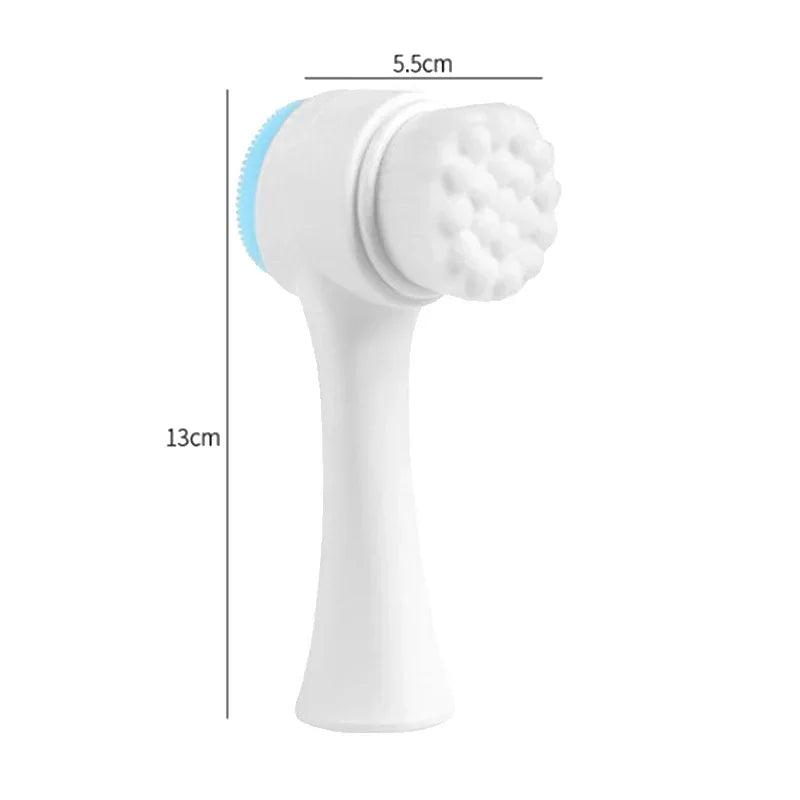 Silicone Face Cleansing Brush Double-Sided