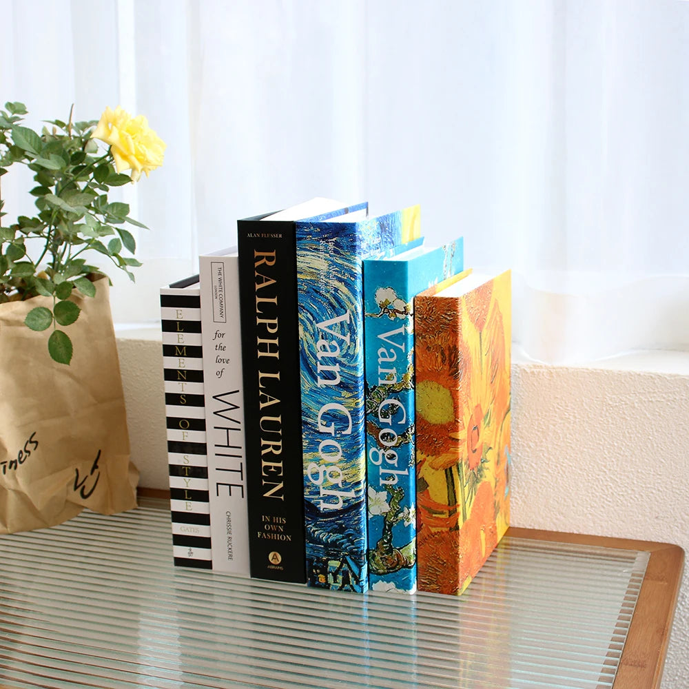 3Pcs/Set Multiple Size Fake Books Set Coffee Table Books