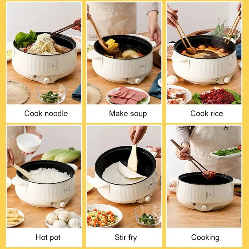 Multi Cookers Single/Double Layer Electric Pot 1-2 People Household Non-stick Pan